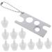 FRCOLOR 5 Sets Grafting Eyelash Tool Glue Bottle Removers Roller Ball Remover Lash Glue Replacement Plugs Beer Opener Essential Oil Grafting Eyelash Glue Plug Universal Perfume Metal - Buy Online on GoSupps.com