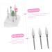 minkissy 1 Set Nail Clipper Grinding Head Ceramic Cuticle Bit Ceramic Tools Nails Cuticle Remover Salon Nail Drill Nail File Carbide Drill Bits Nail Tech Supplies Nylon Nail Clippers Alloy - Buy Online on GoSupps.com