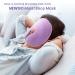 Newgo Grain Pillow Eye Mask for Sinus Pressure Relief | Hot-Cold Therapy Reusable Face Mask for Migraines Tension & Headaches | Washable Cover - Violet - Buy Online on GoSupps.com