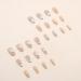 Hkanlre Medium Fake Bling Coffin Press on Nails - 24PCS 3D Rhinestone Ballerina Tips for Women and Girls - Buy Online on GoSupps.com