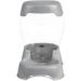 Petmate Pet Caf Feeder 3 lbs - Pearl Silver | Convenient Automatic Pet Feeding Solution - Buy Online on GoSupps.com