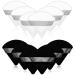 12 Pieces Cosmetic Powder Puff,2.76 inch Portable Soft Sponge Setting Face Puffs,Triangle Velvet Powder Puff with Ribbon Band Handle for Loose Powder Body Powder Makeup Tool Black and White