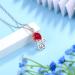 Cute Cat Necklace with Sparkling Zirconia Crystal Birthstone Pendant Necklace for Girls Womens White Gold Over 925 Sterling Silver Animal Necklace Birthstone Jewelry Sweet Present Girlfriend Sisters C Ruby Pendant - Buy Online on GoSupps.com