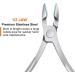 KOZEAR Cuticle Nipper - Surgical Stainless Steel Dead Skin Trimmer and Manicure Tool - Buy Online on GoSupps.com