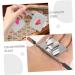 Balacoo 2 Sets Ring Palette Tools - Stainless Steel Makeup Mixing Tray for Foundation & Cosmetic Applications - Buy Online on GoSupps.com