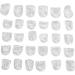 30 Pcs Transparent Rubber Toe Protectors for Scorpions - Superior Protection & Comfort - Buy Online on GoSupps.com