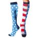 Ericetion 20-30 mmHg Knee High Compression Socks For Men & Women Sports And Professional Use Size36-40 Style1