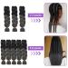 Aomig Braids Extensions - 24 Strands Synthetic Hair in Black Dark & Gray for Box Braids - Shop Internationally - Buy Online on GoSupps.com