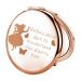 FEELMEM Alice Inspired Gift Before Alice Got to Wonderland She Had to Fall Compact Mirror Cartoon Keepsake Makeup Mirror Movie Inspire Gift (Before Alice-Mirror)