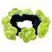 amangul Large Artificial Flower Scrunchies for Women Elastic Hair Scrunchy Bobbles Ponytail Holder Fashion French Style Hairband(Green)