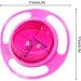 360 Degrees Gyro Bowl - Unspillable Snack Toddler Bowl - Anti Spill Magic Bowl for Babies and Kids - Pink - Buy Online on GoSupps.com