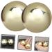 Fomiyes Vibrating Massage Balls - Handball & Finger Massage for Relaxation & Fitness - 1 Pair of Decorative Brass Palm Balls - Buy Online on GoSupps.com
