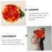 FRCOLOR wedding Girls flower hairpin flower wreath accessories wedding hair clip Beach flower hair clip flower brooches for women Hibiscus the flowers silk flower hula dance - Buy Online on GoSupps.com