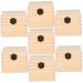 Minkissy 7 STK storage box for essential oils Organizer for bottles with essential oils Organizer for storing pearl jewelry organizer essential wooden exhibition stand