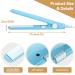 2-in-1 Mini Hair Smooth & Curling Iron - Portable Travel Ceramic Styler for Women & Short Hair - Blue - Buy Online on GoSupps.com