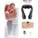 Shiatsu Back Neck Shoulder Massager w/ Adjustable Heat & Speed - 8 Nodes Deep Tissue Kneading, Back Pain Relief - Best Christmas Gift for Women & Men - Home, Car, Office - Buy Online on GoSupps.com