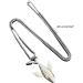 OralGos Stainless Steel Whale Pendant Necklace - Elegant Men's Sweater Chain & Stylish Long Necklace - Buy Online on GoSupps.com