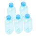 ORFOFE 5pcs Eye Wash Dropper Travel Accessory Mini Liquid Bottle Home Supplies Plastic Blue