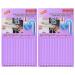 Drain Cleaner Drain Sticks Drain Cleaner and Deodorizer Sticks for Dains As Seen On TV Drain Clog Remover Sink Disposable Drain Stix for Clogs Remover Eliminating Smelly Odor(lavender) purple