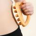 Hand-Held Wooden Body Massage Brush with Smoothing Pearls - Meridian Gua Sha Device for Muscle Relaxation | International Shipping - Buy Online on GoSupps.com