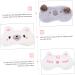 Mobestech 15 Pcs Plush Eye Mask Set | Pink Sleeping Masks Guinea Pig Toys & Silk Scrunchies | Cozy Eye Shades for Women - Buy Online on GoSupps.com