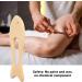 2 Pack Wooden Gua Sha Board - Fish Shape Beech Massage Tool for Arms Legs & Back - Safe & Polished Smoothing Therapy - Buy Online on GoSupps.com