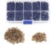 100PCS Solid Black Eyes with Washers for DIY Puppet & Plush Animal Making - Buy Online on GoSupps.com