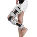 SFKLYU Knee Joint Fixation Bracket Post Knee Immobilizer Adjustable Knee Immobilizer Support with Side Leg Stabilizers for Men and Women for Meniscus Tear Arthritis B