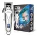SCHON Cordless Rechargeable Hair Clippers and Trimmer - Solid Stainless Steel Electric Buzzer with Precision Blades, Hair Cutting Kit with 8 Color-Coded Guide Combs