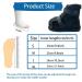 Adjustable Walking Boots Recovery Cast Shoe Covers - Breathable Medical Boots for Foot Sprains Ankle Fractures & Broken Toes - Unisex High Top Mesh (Black - Buy Online on GoSupps.com
