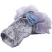 Elegant Gray Sequin Dog Dress - Small Pet Tutu Costume for Weddings & Special Occasions - Buy Online on GoSupps.com
