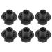 Walking Cane Tips 16mm0.63in Inner Diameter Crutch Foot Covers Waterproof Skid Resistance Multipurpose Aluminium Gaskets for