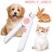 Adiwo 2-in-1 LED Nail Clippers for Dogs & Cats Pet Claw Scissors with Nail File & Spray-Resistant Protection Pink - Buy Online on GoSupps.com