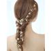 Unicra Wedding Gold Leaf Hair Vine Headpiece for Brides - Bridal Pearl Headband Accessory (15.75in) - Buy Online on GoSupps.com
