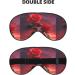 Buy Two Red Roses Unisex Elastic Adjustable Blackout Sleep Eye Mask | Ideal for Travel Yoga Home & Office Naps - International Shipping Available - Buy Online on GoSupps.com