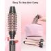 Nimmu Curling Iron Set with Thermal Brush | 1.5-Inch Heated Round Brush & Ceramic Curling Wand for Natural Curls | Fast Heat Up | Dual Voltage Rose Gold Hair Curler - Buy Online on GoSupps.com