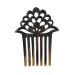 Marycrafts Lotus Flower Buffalo Horn 7 Prongs Hair Fork Side Comb Pin Accessory (MultiColor) - Buy Online on GoSupps.com
