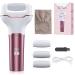XinBarber Pedicure Sets for Feet Electric Foot File Callus Remover Waterproof Hard Skin Remover Foot with 3 Rollers and 2 Speeds Professional Pedicure Tools Gift Kit for Cracked Heels Callus Dead Skin