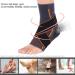 Ankle Support Brace for Women - Compression Breathable Foot Protection & Elasticated Strap for Running - One Size - Buy Online on GoSupps.com