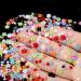 3D Flower Nail Charms - 6 Color Rhinestones & Caviar Beads for DIY Nail Art | Manicure Decor - Buy Online on GoSupps.com