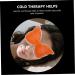 Healeved Ice Butterfly Eye Mask - Silk Gel Sleep Mask for Cooling and Comfort - Orange - Buy Online on GoSupps.com