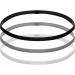 CHStarina 3-Piece Elastic Sports Headbands for Men & Women - Anti-Slip Slipproof Hair Bands for Running Yoga & Jogging (Black Gray White) - Buy Online on GoSupps.com