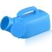 Male Portable Urinal Reusable Pee Bottles Home Thick Firm Bottle with Lid for Men 1L (Blue) Happy - Buy Online on GoSupps.com