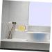 Ciieeo Bathroom Soap Holder Soap Dish Holder Shower Soap Holder Soap Dish with Drain Vacuum Soap Dish Draining Soap Hanging Soap Holder Shower Soap Dish Wall-mounted Xiaozaowang Silver 12.6x8.4x3cm - Buy Online on GoSupps.com