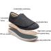 TEPtdirio Women's Diabetic Shoes with Memory Foam - Wide Width Orthopedic Relief for Swollen Feet & Arthritis - Black1, Size 41 - Buy Online on GoSupps.com