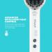 REVAMP Progloss Ceramic Straightening Brush - Salon Quality Hair Straightening Paddle Brush with Heated Bristles and Wide Plates for Professional Shine - Amazon Exclusive - Buy Online on GoSupps.com