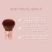 Bellamianta Luxury Baby Kabuki Bronzing Brush - Buy Online on GoSupps.com