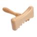 Lurrose facial tools 1 piece Massage-Schablett Handwood Wood tools Manual massage tools Guasha massage-Halsphaber- Manual beech Guasha-stick