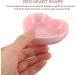 POPETPOP pet bowl food guinea pig hamster feeder chinchilla bowl hamster saucer kitten bowls heart shaped hamster water bowl hamster supplies small cat bowl chipmunk squirrel ceramics 8x7cm Pink - Buy Online on GoSupps.com