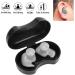 Swimming Ear Plugs - Waterproof Reusable Silicone Swim Earplugs for Kids & Adults | Gray - Buy Online on GoSupps.com